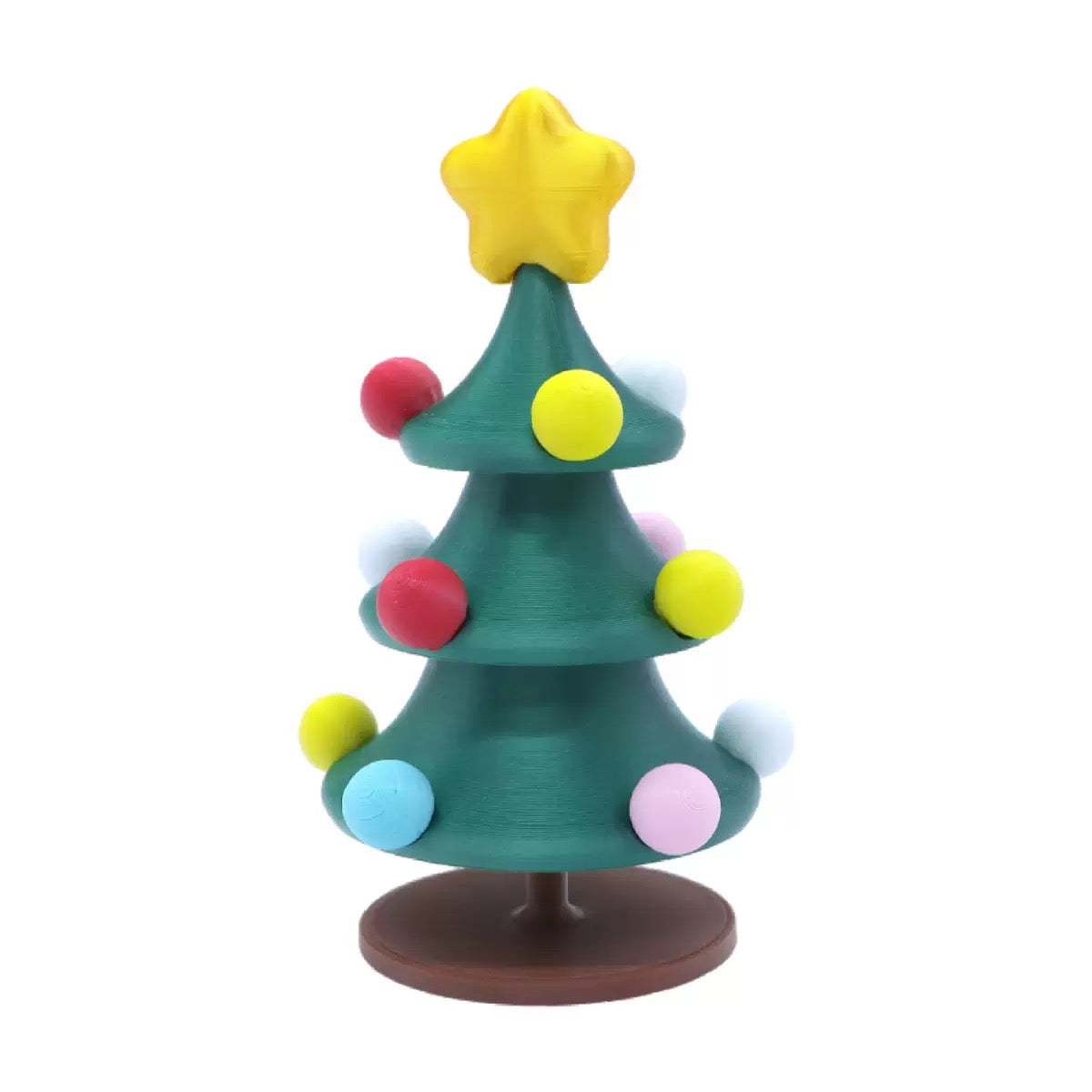 Rotating 3D Christmas Tree Toy