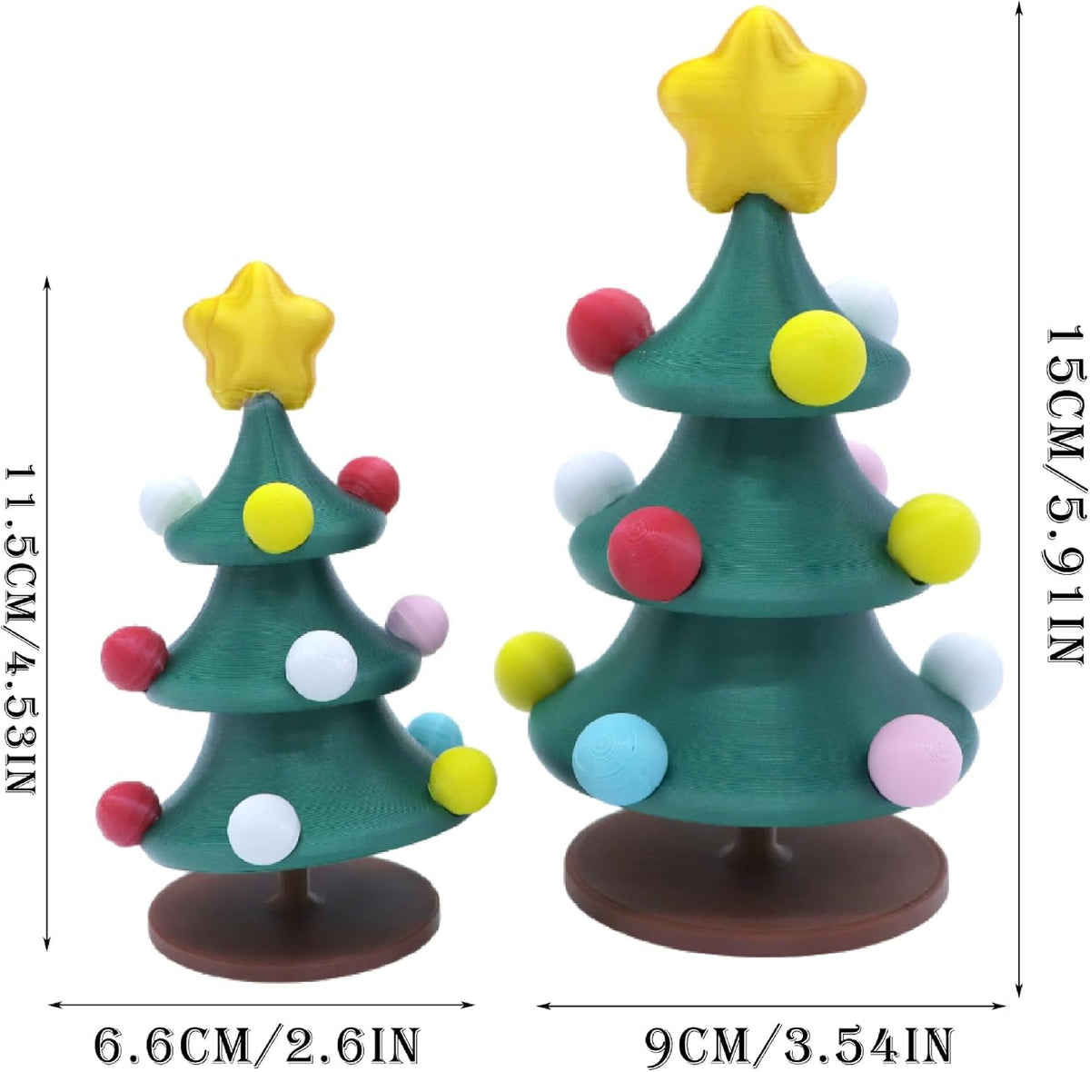 Rotating 3D Christmas Tree Toy