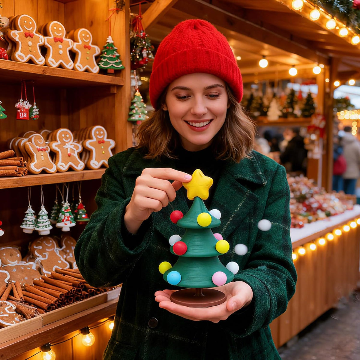 Rotating 3D Christmas Tree Toy