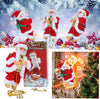 Musical Climbing Santa Claus – Light & Sound Christmas Decoration